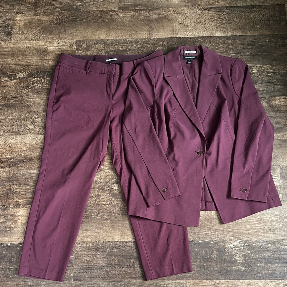 Lane Bryant Purple Pantsuit Set